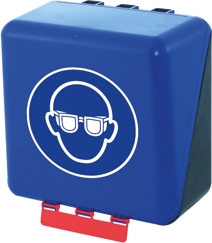 Aufbewahrungsbox für Schutzbrillen von Dobler.