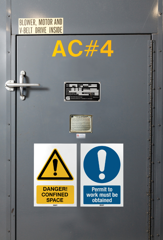 Warn und Gebotsschild Sonderanfertigung