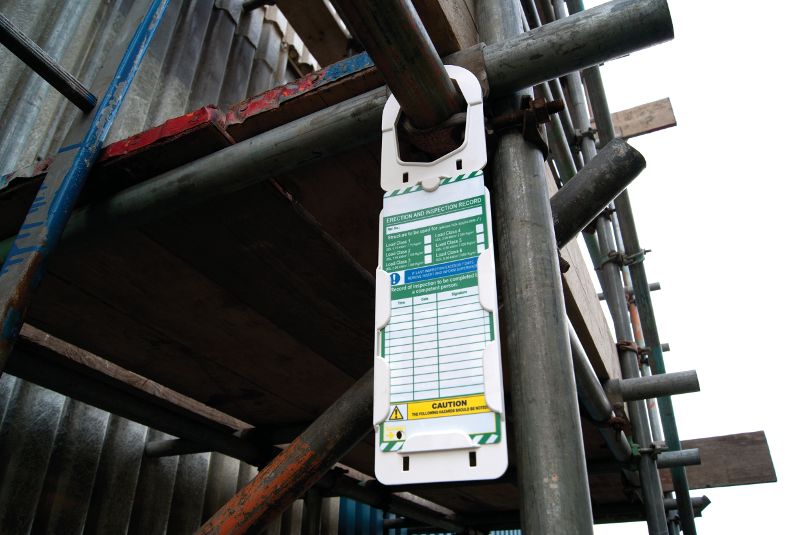 Kontrollsystem für den Gerüstbau. Praktizierte Sicherheit