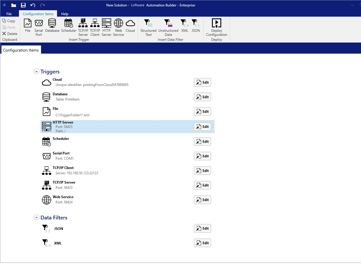 Geschäftsregel-Engine von Loftware Cloud