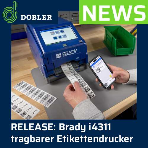 Brady i4311 – tragbarer Etikettendrucker für die Industrie